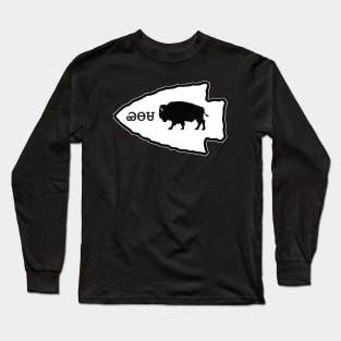 Cherokee Bison Arrowhead Long Sleeve T-Shirt